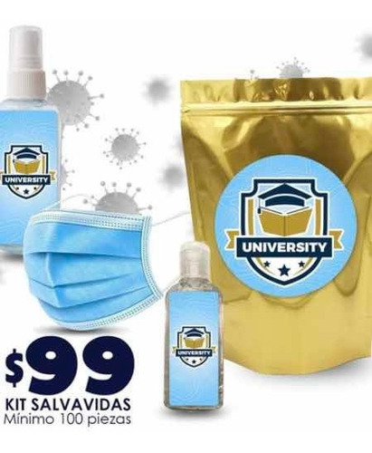 50 Pzs Kit Salvavidas Personalizado