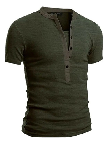 Camisas Casuales Para Hombre, Camisetas Con Cuello En V Para