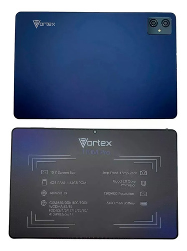 Tablet  Vortex T10m Pro+ 64gb 4gb Caja Abierta  100% Nuevo (Reacondicionado)