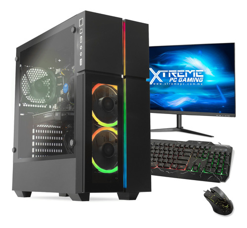 Imagen 1 de 6 de Xtreme Pc Gamer Geforce Gtx 1050 Ti I5 16gb Ssd Monitor 24