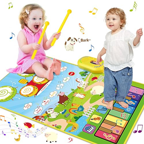 Alfombra Musical Niños Pequeños, Juguetes Musicales T...