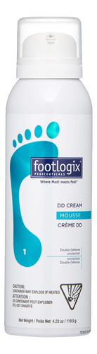 Footlogix Dd Cream Mousse, Blanco, 4.23 Onzas