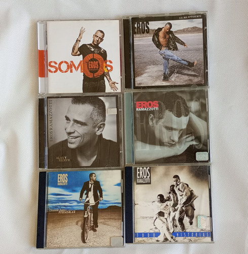 Lote Por 6 Cds De Eros Ramazzotti  