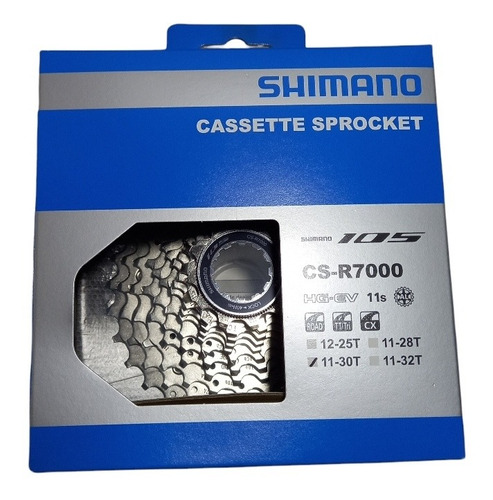 Cassette Shimano 105 De 11v Relación 11-30t Para Ruta 