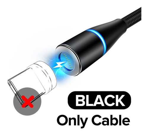 Imagen 9 de 10 de Cable, Carga Rápida, Magnético Para Android, Type-c Y Micro
