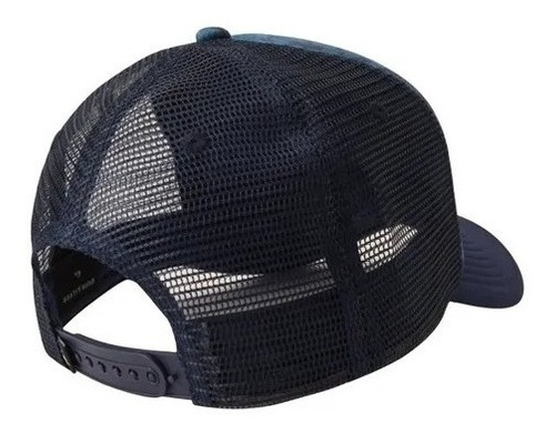 Imagen 2 de 3 de Gorra Quiksilver Pidgeon Chicken Trucker Azul Importada