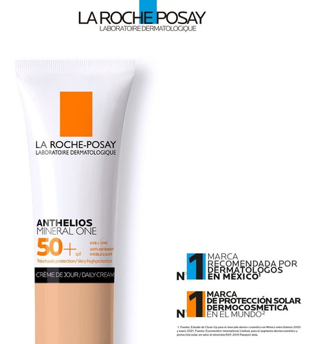 Imagen 2 de 8 de La Roche Posay Anthelios Mineral One Crema Uso Diario Tono 2
