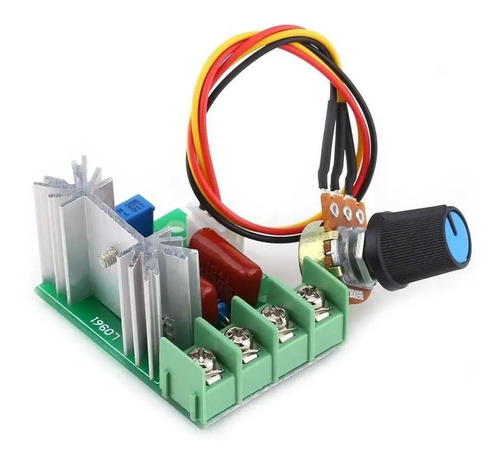 Imagen 1 de 4 de Dimer 220v 2000w Regulador De Luces-motores (100091)