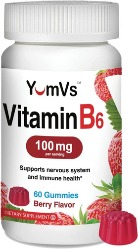 Vitamina B6 60 Gomas Yum-v's - Unidad a $3841