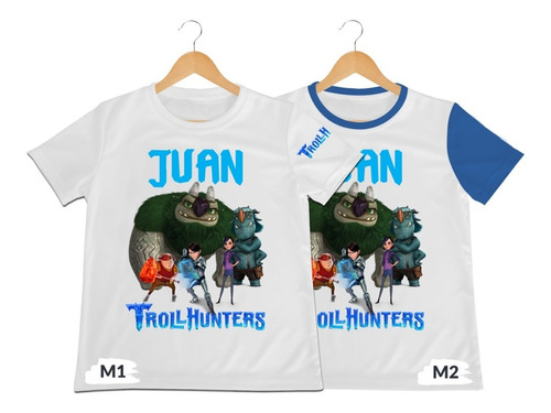 Franela Camisa Niño Niña Trollhunters Poliester