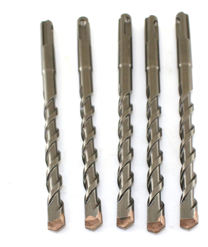 Temo 5 Pc Sds-plus Rotary Hammer Drill Bit Set 3/8 X 4 X 6 I