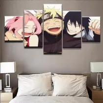 Comprar Quadro Mosaico 5 Peças Naruto Sakura Desenhos Animes Desenh