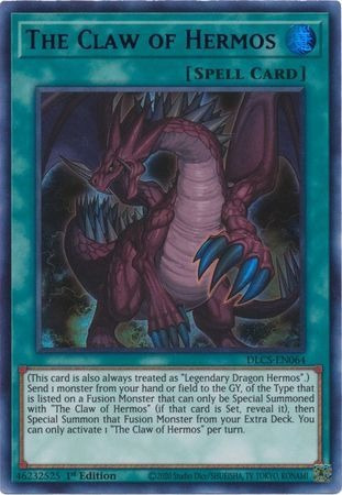 Yugioh! The Claw Of Hermos (green) - Dlcs-en064