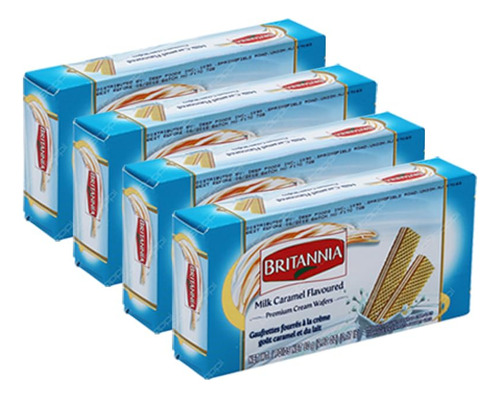 Obleas De Crema Premium Con Sabor A Caramelo De Leche Britan
