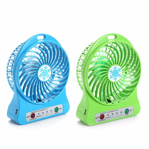 Ventilador Portatil Usb Recargable 3 Veloci.(por Caja 50uni)