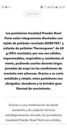 Pantalon De Nieve Patagonia 2942 644489