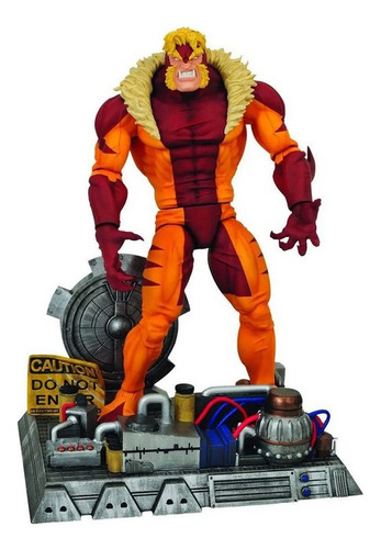 Boneco Dentes De Sabre Marvel Select Sabretooth X-men