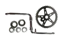 Comprar Kit Caja Pedalera + Biela + Plato Bici Playera Rodado 26