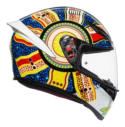 Capacete Esportivo Agv K1 Dreamtime K1 S Sol Cor Colorido