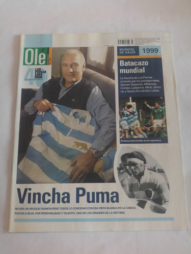 Revista Ole Libro De Oro De Los Pumas 40 °  1999