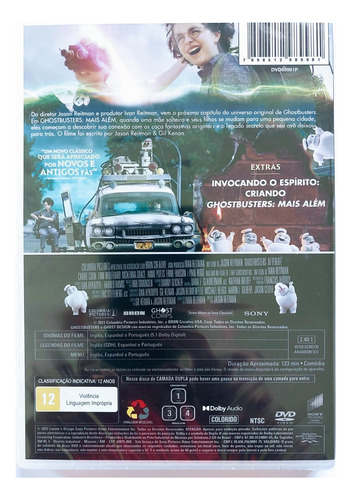 Dvd Os Caça Fantasmas - 4 Filmes Lacrados E Originais.