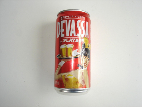 Cerveja Devassa Playboy 2013 Lata 269ml Aberta 