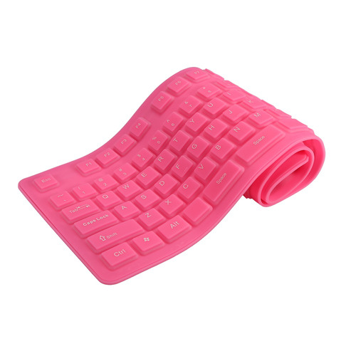 : Teclado Dobrável Flexível Usb Com 108 Teclas De Silicone