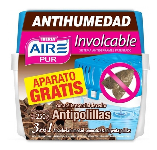 Absorbe Humedad Completo Cedro Aire Pure (cod. 3199)