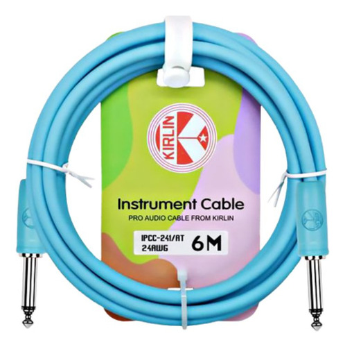 Cable Kirlin Para Instrumento 6 Mts Profesional,ipcc241-6mat