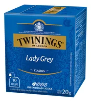 Comprar Te Twinings Lady Grey Caja X 10 Saquitos 20g Infusiones