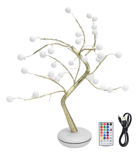 Led Tree 36 Led Alimentado Por Usb O Con Batería