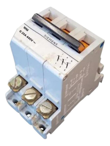 Siemens  - Disjuntor Tripolar Wm G 25amp 440v