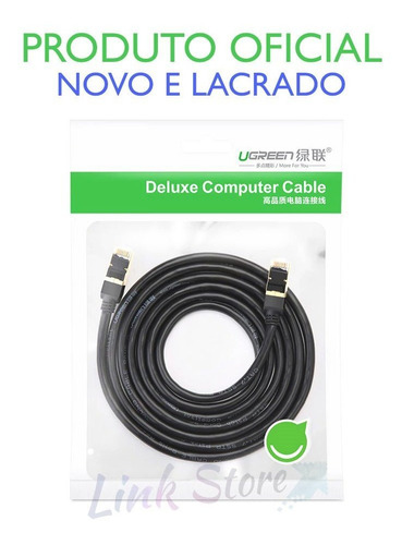 Cabo De Rede Cat7 Rj45 Patch Cord Gigabit - Ugreen Deluxe 2m