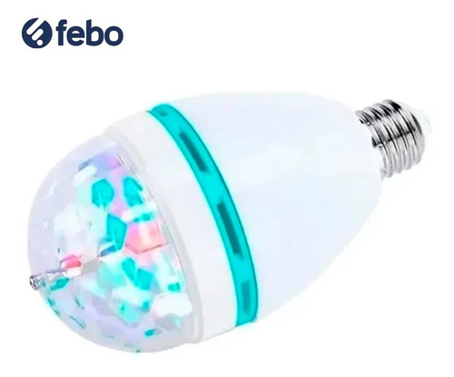 Imagen 4 de 8 de Lámpara Led Giratoria Para Decoraciones De Fiestas Febo