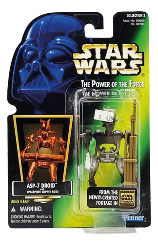 Kenner -  Star Wars - Power Of The Force - Asp-7 Droid