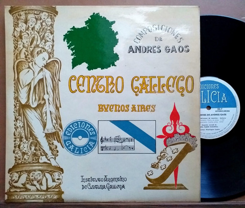 Andrés Gaos - Centro Gallego Buenos Aires - Lp Año 1976