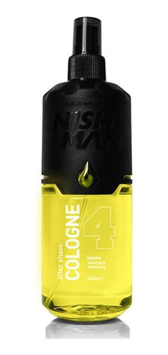 Afther Shave Nishman Cologne 400 Ml 04 Lemon Uso Barberia