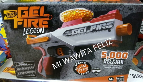 Pistola Hidrogel Nerf C/5000 Cargas Gel Original Lanzador
