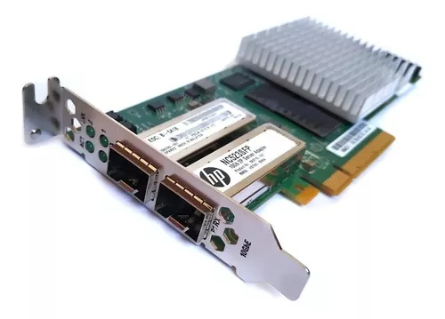 HP NC523SFP QLE3242-HP Dual Port 10Gb Ethernet 10GbE SFP+ PCI-E