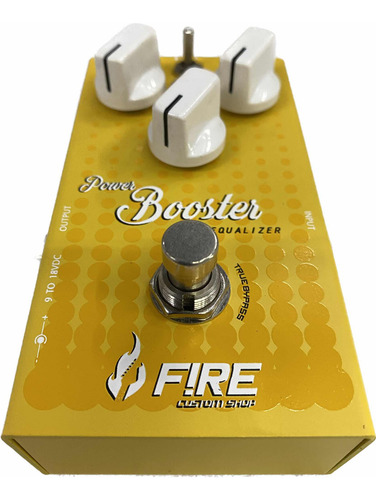 Pedal Fire Para Guitarra Power Booster Novo E Original