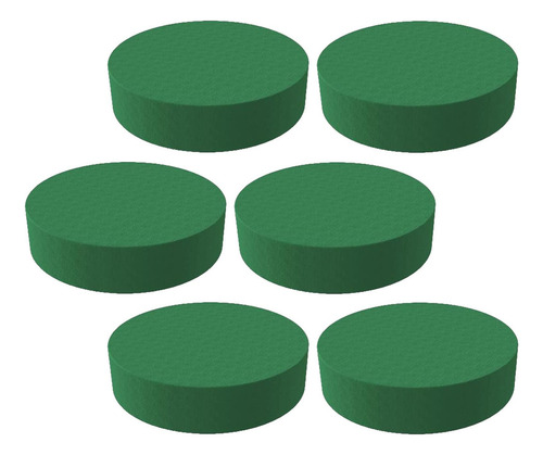 Suporte Para Blocos De Tijolos Redondos 16,5 Cm X 4 Cm Verde