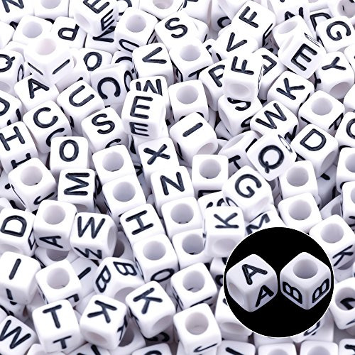 Cuentas Para Hacer Pulseras De Acrilico Con Hilo 1400 Pzas Multicolor 40.64 Cm 6 Mm