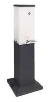 Comprar Farola De Piso Exterior Cuadrada Aluminio 50cm 2440\u002F500