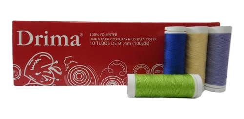 Linha De Costura Drima Coats - Cx 10 Unidades