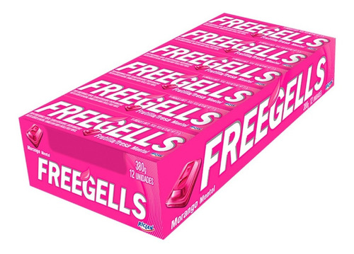  Caja 12 Unidades Caramelo Freegells Variedad De Sabores