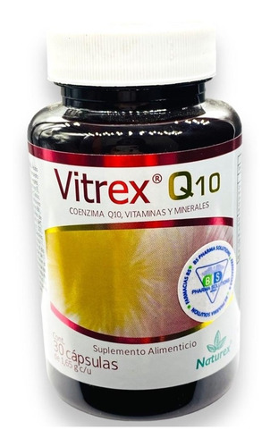 Vitrex Q 10 C/30 Caps Naturex / Q10, Vitaminas Y Minerales