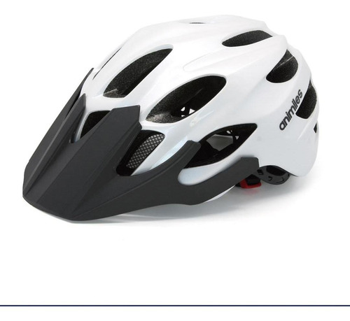 Imagen 1 de 10 de Casco De Bicicleta Regulable Con Visera Ventilacion