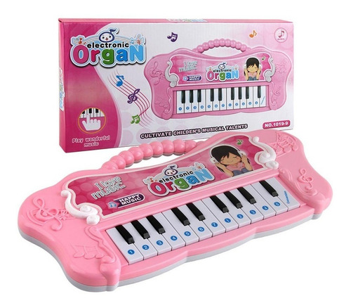 Imagen 2 de 3 de Piano Con Sonidos Teclado Juguete Musical Niña