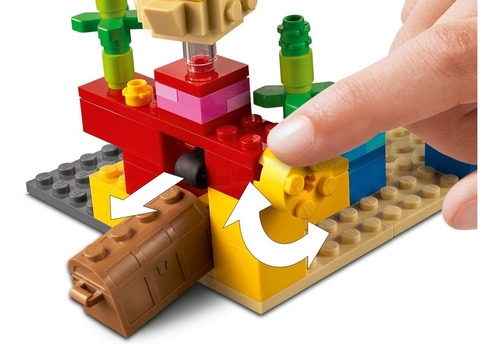 Lego® Minecraft - El Arrecife De Coral (21164) Cantidad de piezas 92