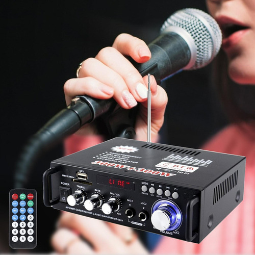Mini Amplificador De Potencia De Audio Bluetooth De 600 W,